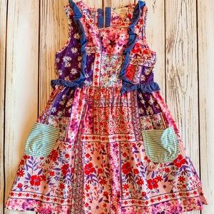 MJ patchwork dress